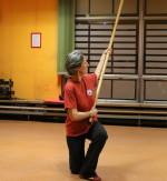 Sylwester z Jogą i Tai chi Qigong Tai chi w Katowicach - forma z kijem